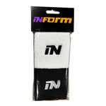 Inform Wristband Twin Pack Black White