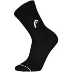 Head Half Cushion Crew Socks  Men's Black (3 Pack)