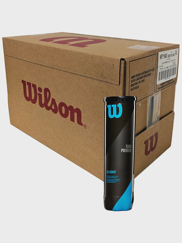 Wilson Tour Premier Allcourt 4 Ball Can (Carton of 18 Cans))