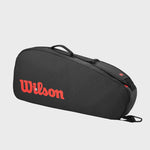 Wilson Clash V3 3PK Racquet Bag Black/Infrared