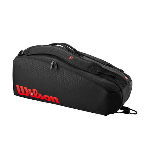 Wilson Clash V3 6PK Racquet Bag Black/Infrared