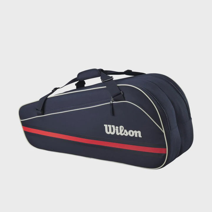 Wilson 6PK Team Racket Bag 2025 Navy – The Racquet Shop