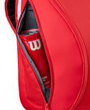 Wilson 2026 Super Tour Red Padel Backpack Red
