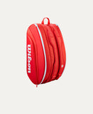 Wilson 2026 Super Tour Red Padel Bag