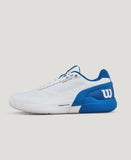 Wilson Rush Pro 5 Mens White Deja Vu Blue Safety Yellow