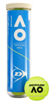 Dunlop Tennis Balls AO PET 4 Ball Can (Sustainable Packaging)