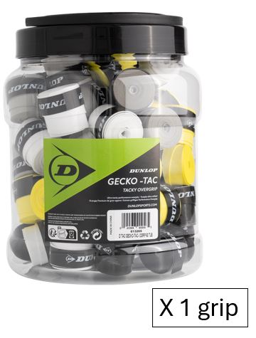 Dunlop Gecko-Tac Overgrip (1 x GRIP) Assorted Colours