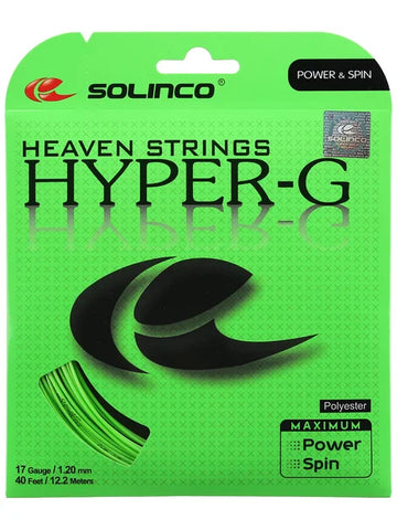 Solinco Hyper-G Tennis String Set of Green 17g 1.2