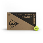 Dunlop Stage 1 Green (4 Ball Can) Carton of 18