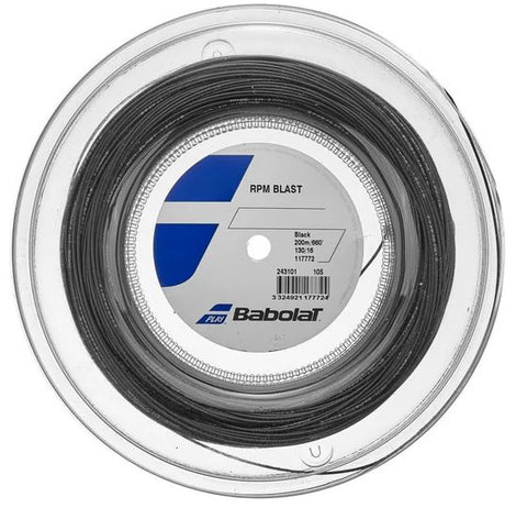 Babolat RPM Blast Tennis String Reel of Black 1.3 16g