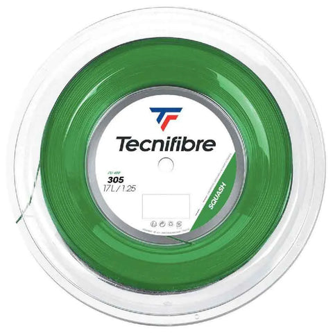 Tecnifibre 305 Squash String Reel of Green 17g 1.25mm