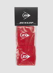 Dunlop Wristband Short 2 Pack Red