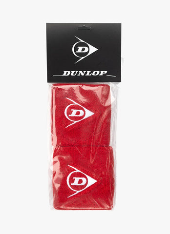 Dunlop Wristband Short 2 Pack Red