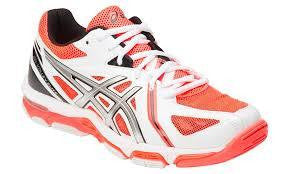 Asics Gel-Volley Elite 3 Womens Wht/Silv/Hot - The Racquet Shop