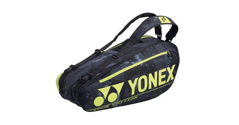 Yonex Pro Racquet Bag 6 pcs Black Yellow