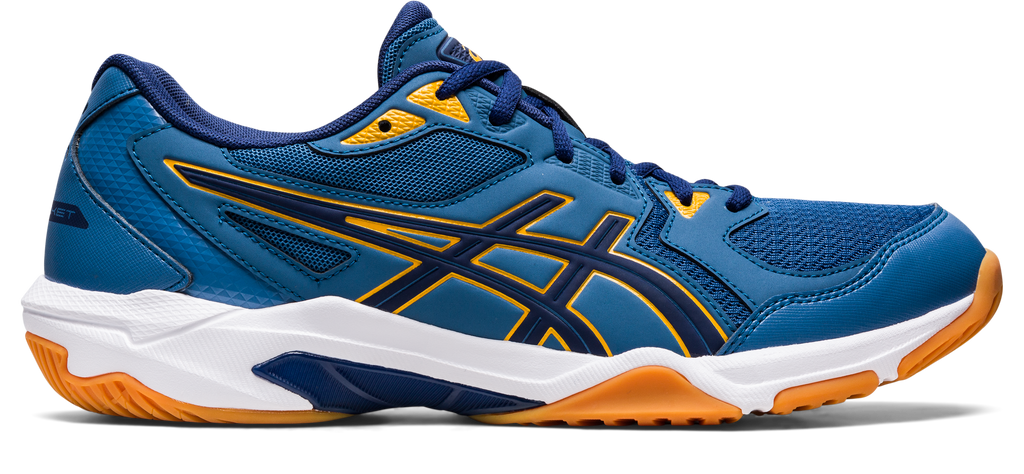 Asics Gel Rocket 10 Azure Deep Ocean Mens The Racquet Shop