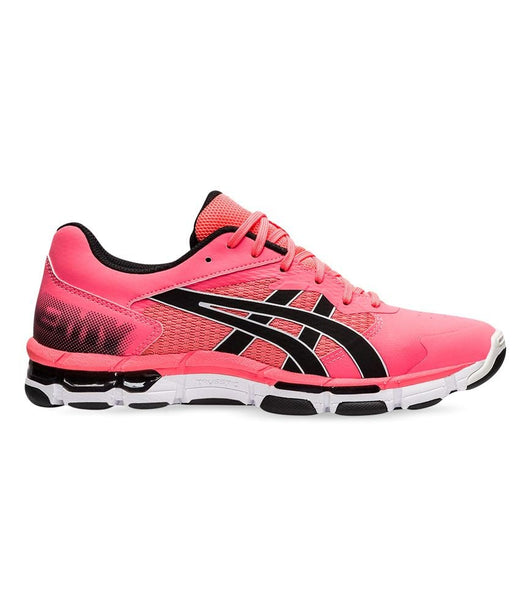 Asics Netburner Academy Blazing Coral/Black – The Racquet Shop