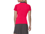 Asics Short Sleeve Polo Diva Pink - The Racquet Shop