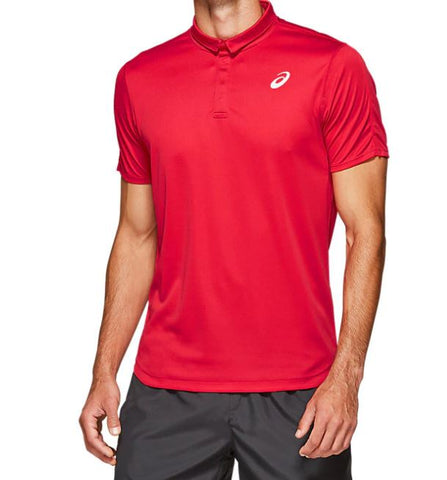 Asics Mens Club Polo Speed Red