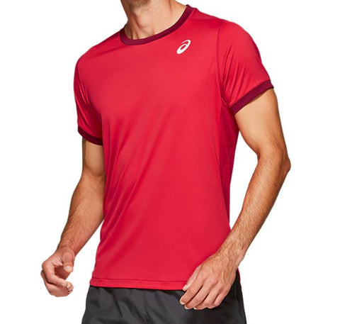 Asics Club SS Top Mens Speed Red