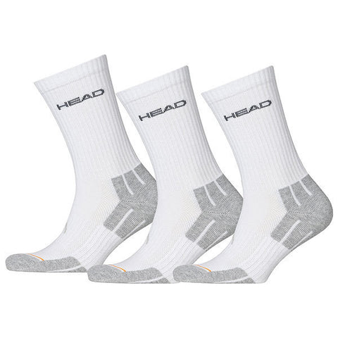 Head Performance Crew White 3 Pack - The Racquet Shop