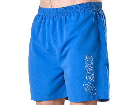 Asics Ess Logo Short 5IN Thunder Blue - The Racquet Shop