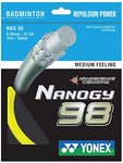 Yonex Nanogy 98 Badminton String Set of Yellow 0.66mm 22ga