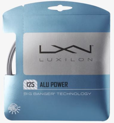 Luxilon Alu Power Tennis String Set of Silver 1.25 17g – The Racquet Shop