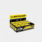 Dunlop Double Yellow Dot Squash Balls Box of 12