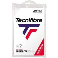 Tecnifibre Players Pro 12 Pack Overgrips White