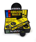 Karakal Double Yellow Squash Ball Single