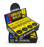 Karakal Double Yellow Squash Ball Single