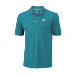 Wilson Star Tipped Polo (Men) - Enamel Blue - The Racquet Shop