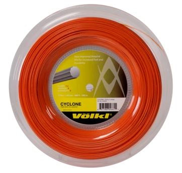 Volkl Cyclone Fluro Orange Tennis String Reel of 17g/1.25mm 200m