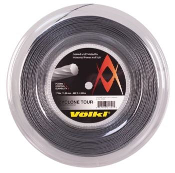 Volkl Cyclone Tour Anthracite Tennis String Reel of 17g/1.25mm 200m