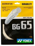 Yonex BG65 Badminton String Set of Amber 0.70mm 22ga