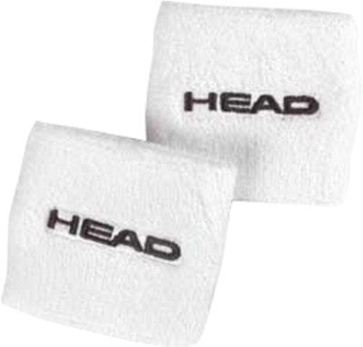 Head 2.5' Wrist Band Pair White - The Racquet Shop
