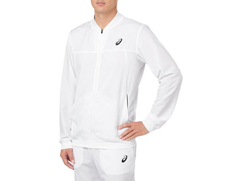 Asics Jacket Mens Brilliant White - The Racquet Shop