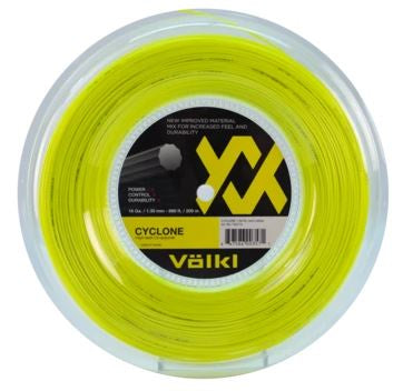 Volkl Cyclone Fluro Yellow Tennis String Reel of 17g/1.25mm 200m
