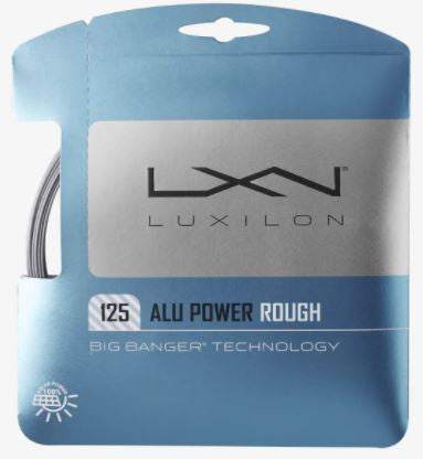 Luxilon Alu Power Rough Tennis String  Set of Silver 1.25 17g