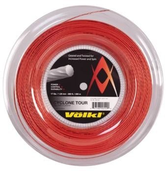Volkl Cyclone Tour Red Tennis String Reel of 17g/1.25mm 200m