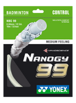 Yonex Nanogy 99 Badminton String Set Set of White 0.69mm 22ga