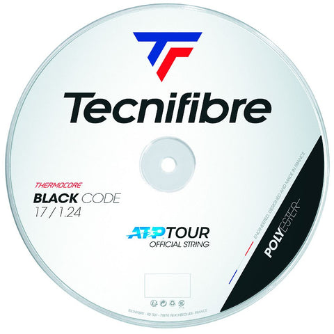 Tecnifibre Black Code Tennis String Reel of Black 17g 1.24mm