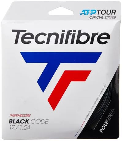 Tecnifibre Black Code Tennis String Set of Black 17g 1.24mm