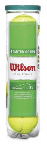 Wilson US Open Starter Green 4 Ball Can