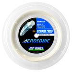 Yonex BG Aerosonic Badminton String Reel of White 0.61mm 22ga